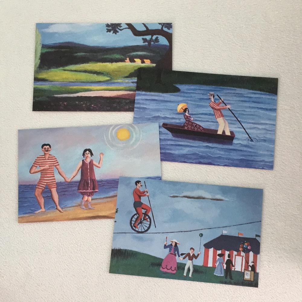 “Mary Poppins” Postcards by Bésame Cosmetics, 2020, Set of 4